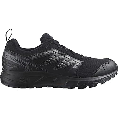 Salomon Wander Gore-Tex Wasserdichte Herren Trailrunning- und Wanderschuhe, Outdoor-bereit, Komfort durch Dämpfung, Sicherer Fußhalt, Black, 44 im Sale